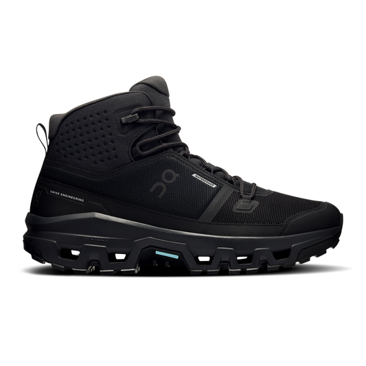 On Black/Black Cloudrock Mid WP Men's Hiking Shoes 3MF10161043