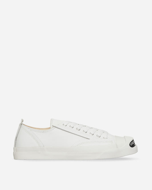 Men's Toe Logo Leather Sneakers White