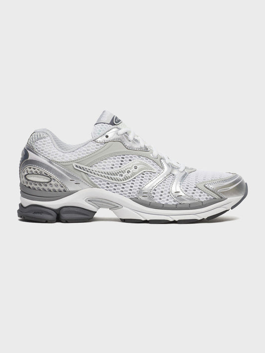 Saucony Progrid Triumph 4 Sneakers | White/Silver